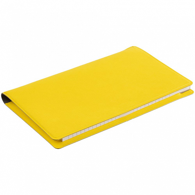 Блокнот Dual, желтый с логотипом в Ставрополе заказать по выгодной цене в кибермаркете AvroraStore