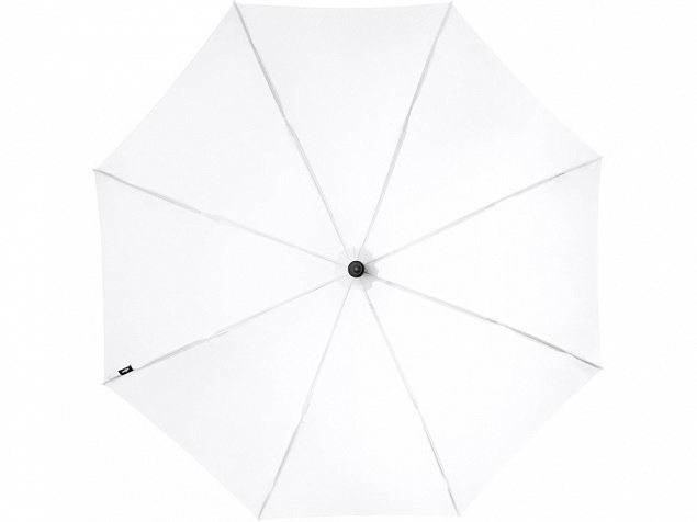 Противоштормовой зонт Noon 23 полуавтомат, белый с логотипом в Ставрополе заказать по выгодной цене в кибермаркете AvroraStore