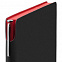 Ежедневник Flexpen Black, недатированный, черный с красным с логотипом в Ставрополе заказать по выгодной цене в кибермаркете AvroraStore