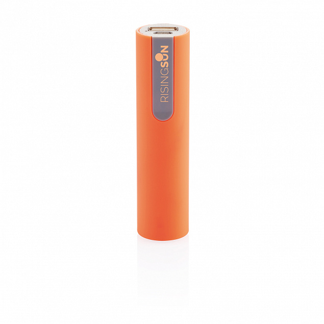 Зарядное устройство 2200 mAh, оранжевый с логотипом в Ставрополе заказать по выгодной цене в кибермаркете AvroraStore