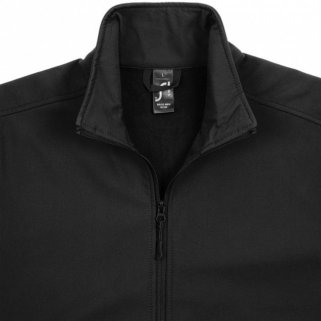 Куртка мужская RACE MEN черная с логотипом в Ставрополе заказать по выгодной цене в кибермаркете AvroraStore
