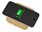 USB-хаб с беспроводной зарядкой из бамбука «Plato», 5 Вт с логотипом в Ставрополе заказать по выгодной цене в кибермаркете AvroraStore