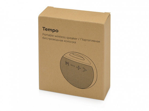 Портативная колонка «Tempo» с логотипом в Ставрополе заказать по выгодной цене в кибермаркете AvroraStore