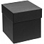 Коробка Kubus, черная с логотипом в Ставрополе заказать по выгодной цене в кибермаркете AvroraStore