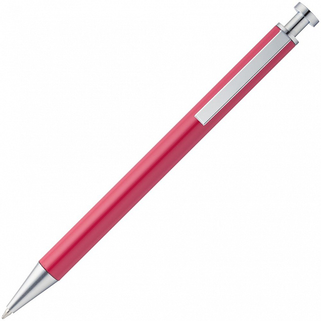 Ручка шариковая Attribute, розовая с логотипом в Ставрополе заказать по выгодной цене в кибермаркете AvroraStore