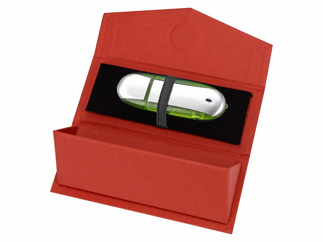 Подарочная коробка для флеш-карт треугольная, серый с логотипом в Ставрополе заказать по выгодной цене в кибермаркете AvroraStore