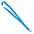 Ланъярд NECK, голубой, полиэстер, 2х50 см с логотипом в Ставрополе заказать по выгодной цене в кибермаркете AvroraStore