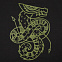 Толстовка «Полинезийский дракон», черная с логотипом в Ставрополе заказать по выгодной цене в кибермаркете AvroraStore