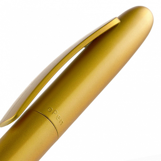 Ручка шариковая Moor Silver, желтая с логотипом в Ставрополе заказать по выгодной цене в кибермаркете AvroraStore