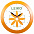 Часы настенные Vivid large, белые с логотипом в Ставрополе заказать по выгодной цене в кибермаркете AvroraStore