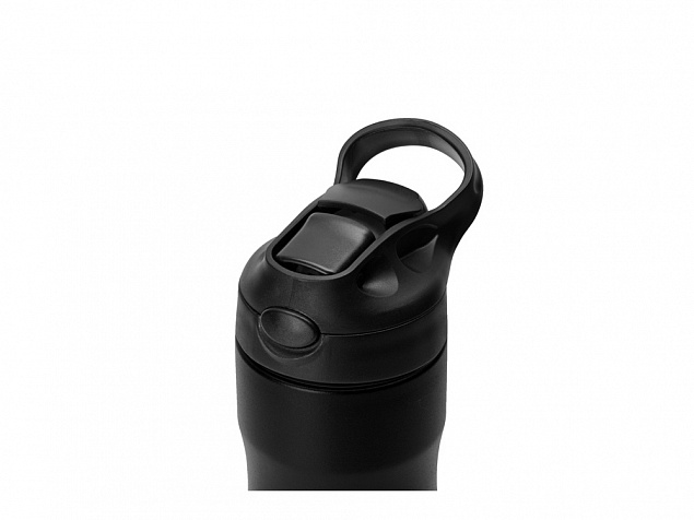 Бутылка для воды Hike Waterline, нерж сталь, 850 мл, черный с логотипом в Ставрополе заказать по выгодной цене в кибермаркете AvroraStore