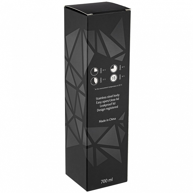 Термос Gems Black Morion, черный морион с логотипом в Ставрополе заказать по выгодной цене в кибермаркете AvroraStore