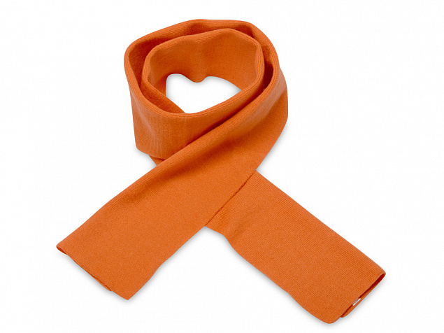 Шарф Dunant, оранжевый с логотипом в Ставрополе заказать по выгодной цене в кибермаркете AvroraStore