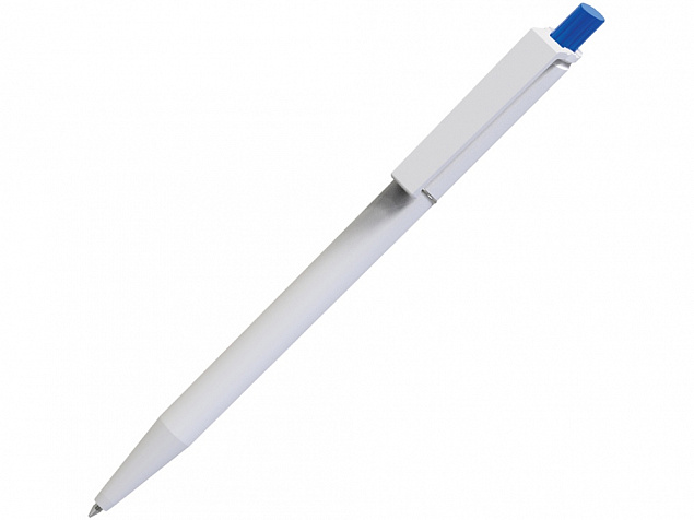 Ручка пластиковая шариковая Xelo White с логотипом в Ставрополе заказать по выгодной цене в кибермаркете AvroraStore