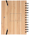 Бамбуковый блокнот с ручкой с логотипом в Ставрополе заказать по выгодной цене в кибермаркете AvroraStore