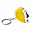 Рулетка- брелок 1 м TRESNA, Желтый с логотипом в Ставрополе заказать по выгодной цене в кибермаркете AvroraStore