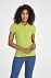 Рубашка поло женская PEOPLE 210, зеленое яблоко с логотипом в Ставрополе заказать по выгодной цене в кибермаркете AvroraStore