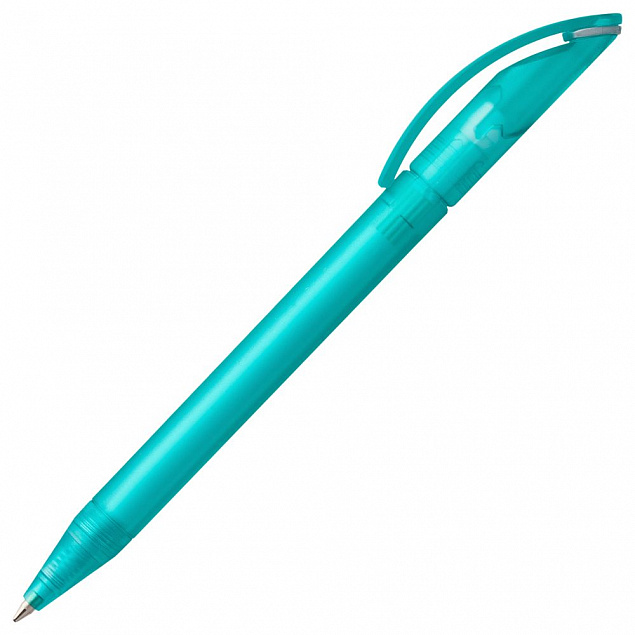 Ручка шариковая Prodir DS3 TFF Ring, бирюзовая с серым с логотипом в Ставрополе заказать по выгодной цене в кибермаркете AvroraStore