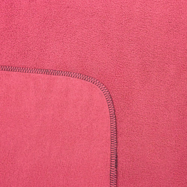 Флисовый плед Warm&Peace XL, розовый (коралловый) с логотипом в Ставрополе заказать по выгодной цене в кибермаркете AvroraStore