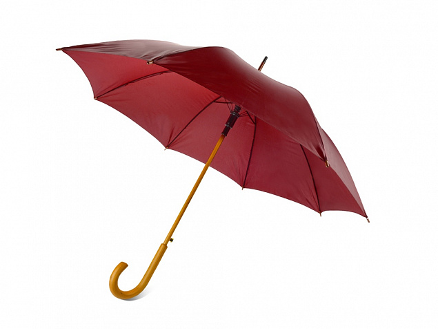 Зонт-трость Радуга, бордовый с логотипом в Ставрополе заказать по выгодной цене в кибермаркете AvroraStore