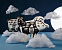 Игрушка «Свинка, витающая в облаках», белая с логотипом в Ставрополе заказать по выгодной цене в кибермаркете AvroraStore