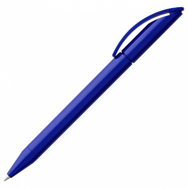 Ручка шариковая Prodir DS3 TPP, синяя с логотипом в Ставрополе заказать по выгодной цене в кибермаркете AvroraStore