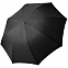 Зонт-трость Fiber Flex, черный с логотипом в Ставрополе заказать по выгодной цене в кибермаркете AvroraStore