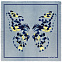 Платок Madeleine, голубой с логотипом в Ставрополе заказать по выгодной цене в кибермаркете AvroraStore