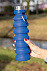 Герметичная складная силиконовая бутылка с крышкой с логотипом в Ставрополе заказать по выгодной цене в кибермаркете AvroraStore