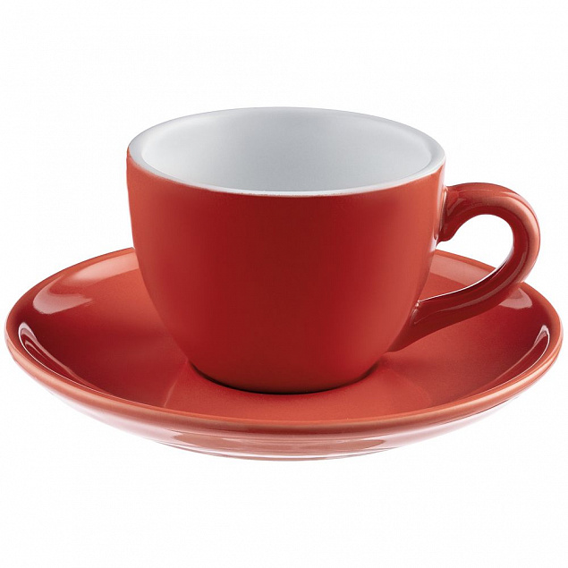 Чайная пара Cozy Morning, красная с логотипом в Ставрополе заказать по выгодной цене в кибермаркете AvroraStore