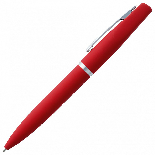 Ручка шариковая Bolt Soft Touch, красная с логотипом в Ставрополе заказать по выгодной цене в кибермаркете AvroraStore