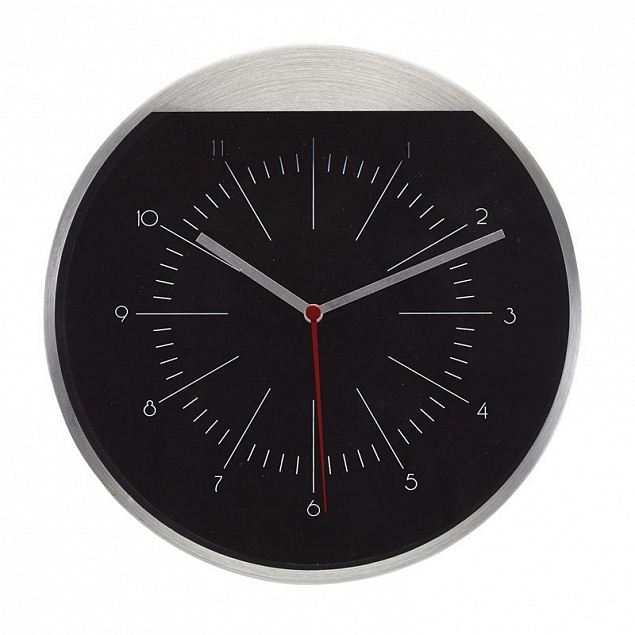 Настенные часы ROUNDABOUT, серебряный с логотипом в Ставрополе заказать по выгодной цене в кибермаркете AvroraStore