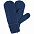 Варежки Brugge, синий меланж с логотипом в Ставрополе заказать по выгодной цене в кибермаркете AvroraStore