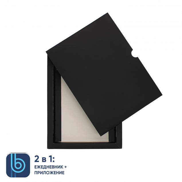 Коробка под ежедневник Bplanner (черный) с логотипом в Ставрополе заказать по выгодной цене в кибермаркете AvroraStore