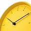 Часы настенные Cleo, желтые с логотипом в Ставрополе заказать по выгодной цене в кибермаркете AvroraStore