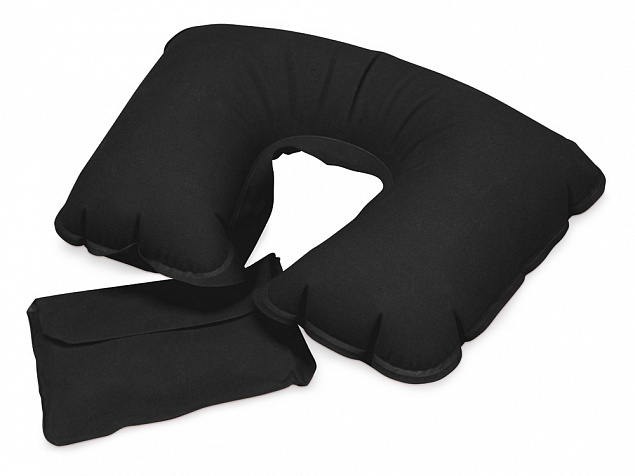 Подушка надувная под голову в чехле с логотипом в Ставрополе заказать по выгодной цене в кибермаркете AvroraStore