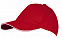 Бейсболка LONG BEACH, красная с белым с логотипом в Ставрополе заказать по выгодной цене в кибермаркете AvroraStore