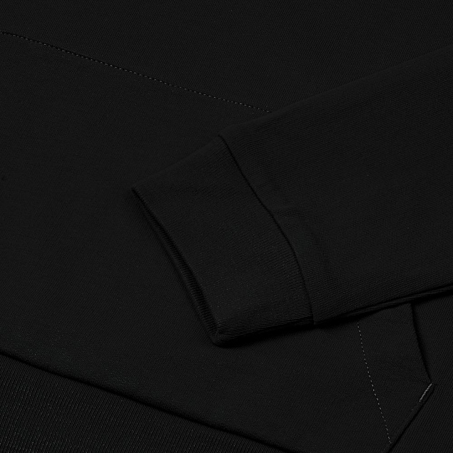 Толстовка на молнии с капюшоном Unit Siverga, черная с логотипом в Ставрополе заказать по выгодной цене в кибермаркете AvroraStore