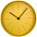 Часы настенные Ozzy, желтые с логотипом в Ставрополе заказать по выгодной цене в кибермаркете AvroraStore