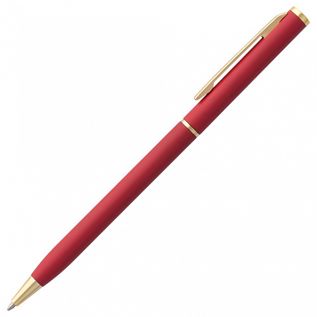 Ручка шариковая Hotel Gold, ver.2, красная с логотипом в Ставрополе заказать по выгодной цене в кибермаркете AvroraStore
