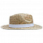 Шляпа Daydream, бежевая с белой лентой с логотипом в Ставрополе заказать по выгодной цене в кибермаркете AvroraStore