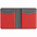 Картхолдер с отделением для купюр Dual, красный с логотипом в Ставрополе заказать по выгодной цене в кибермаркете AvroraStore