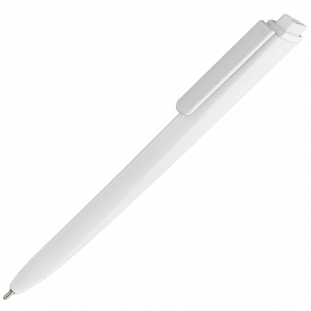 Ручка шариковая Pigra P02 Mat, белая с логотипом в Ставрополе заказать по выгодной цене в кибермаркете AvroraStore
