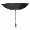 Зонт складной Azimut, черный с логотипом в Ставрополе заказать по выгодной цене в кибермаркете AvroraStore