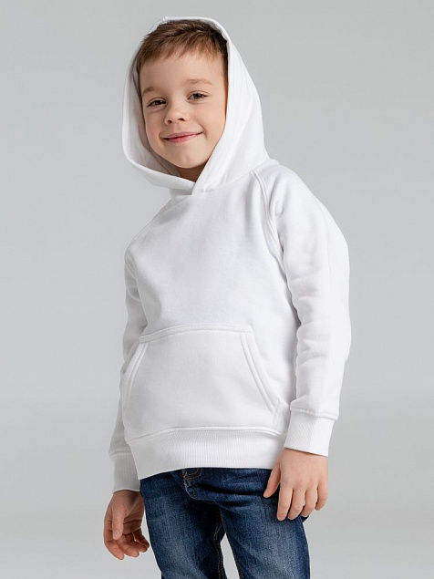Толстовка детская Stellar Kids, белая с логотипом в Ставрополе заказать по выгодной цене в кибермаркете AvroraStore