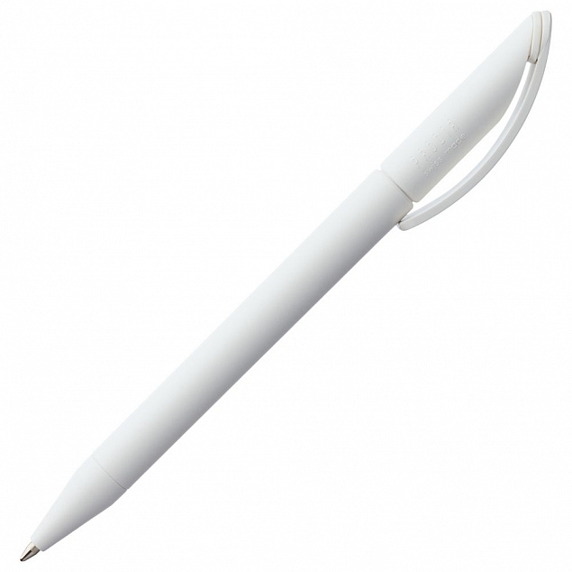 Ручка шариковая Prodir DS3 TMM-X, белая с логотипом в Ставрополе заказать по выгодной цене в кибермаркете AvroraStore