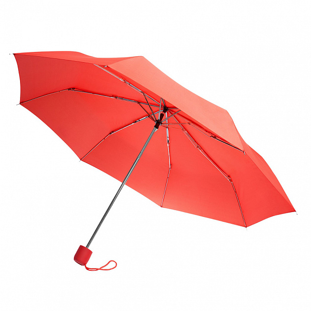 Зонт складной Lid - Красный PP с логотипом в Ставрополе заказать по выгодной цене в кибермаркете AvroraStore