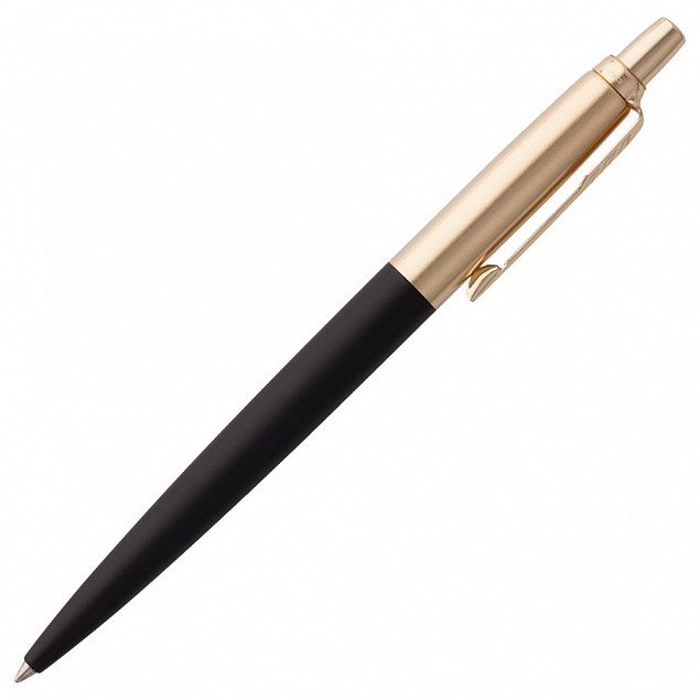 Ручка шариковая Parker Jotter Luxe K177, черный с золотистым с логотипом в Ставрополе заказать по выгодной цене в кибермаркете AvroraStore