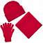 Перчатки Urban Flow, красные с логотипом в Ставрополе заказать по выгодной цене в кибермаркете AvroraStore