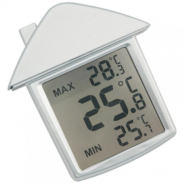 Термометр на присоске  "Дом" с логотипом в Ставрополе заказать по выгодной цене в кибермаркете AvroraStore